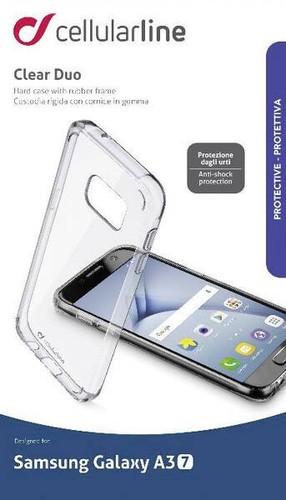 Cellularline clear duo cover - clear,